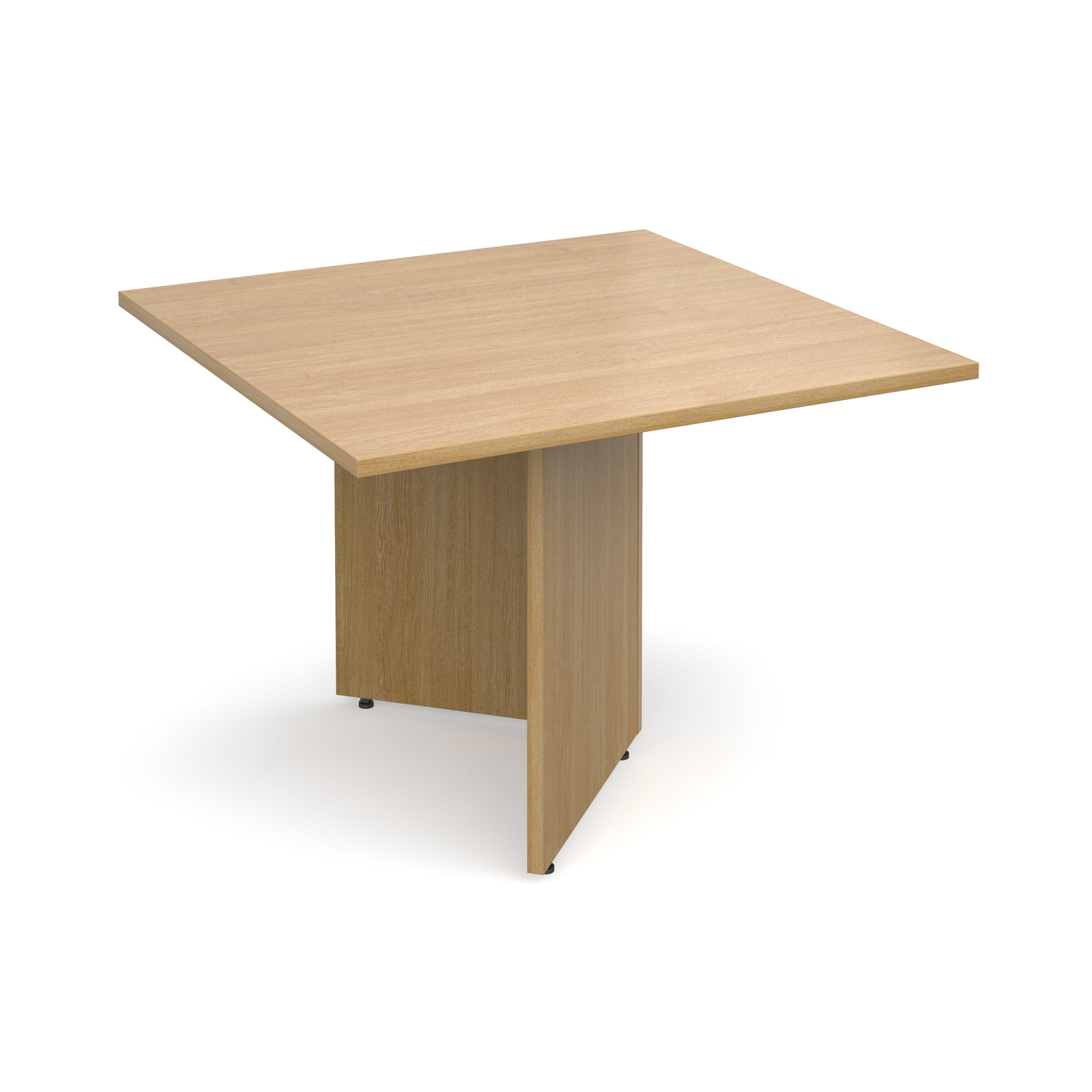 Arrow+head+leg+square+extension+table+1000mm+x+1000mm+-+oak
