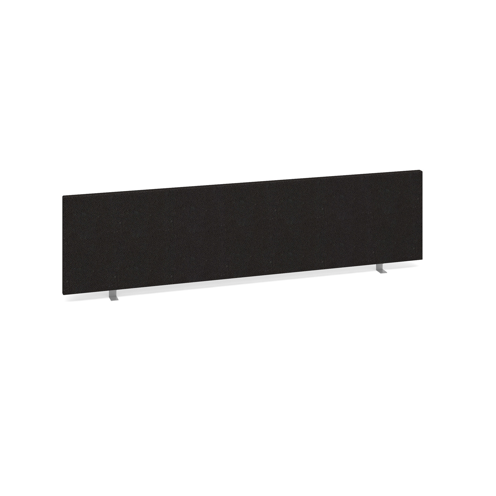 Straight+desktop+fabric+screen+1600mm+x+400mm+-+black