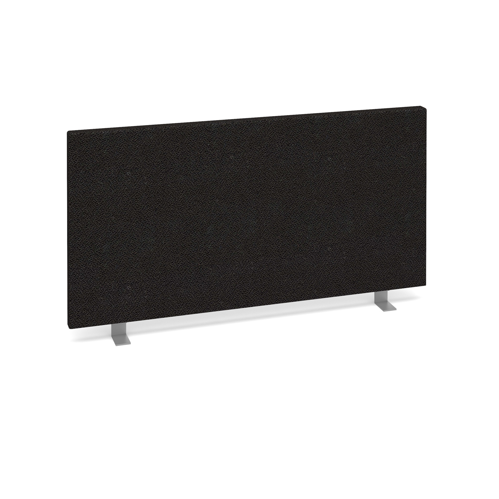Straight+desktop+fabric+screen+800mm+x+400mm+-+black