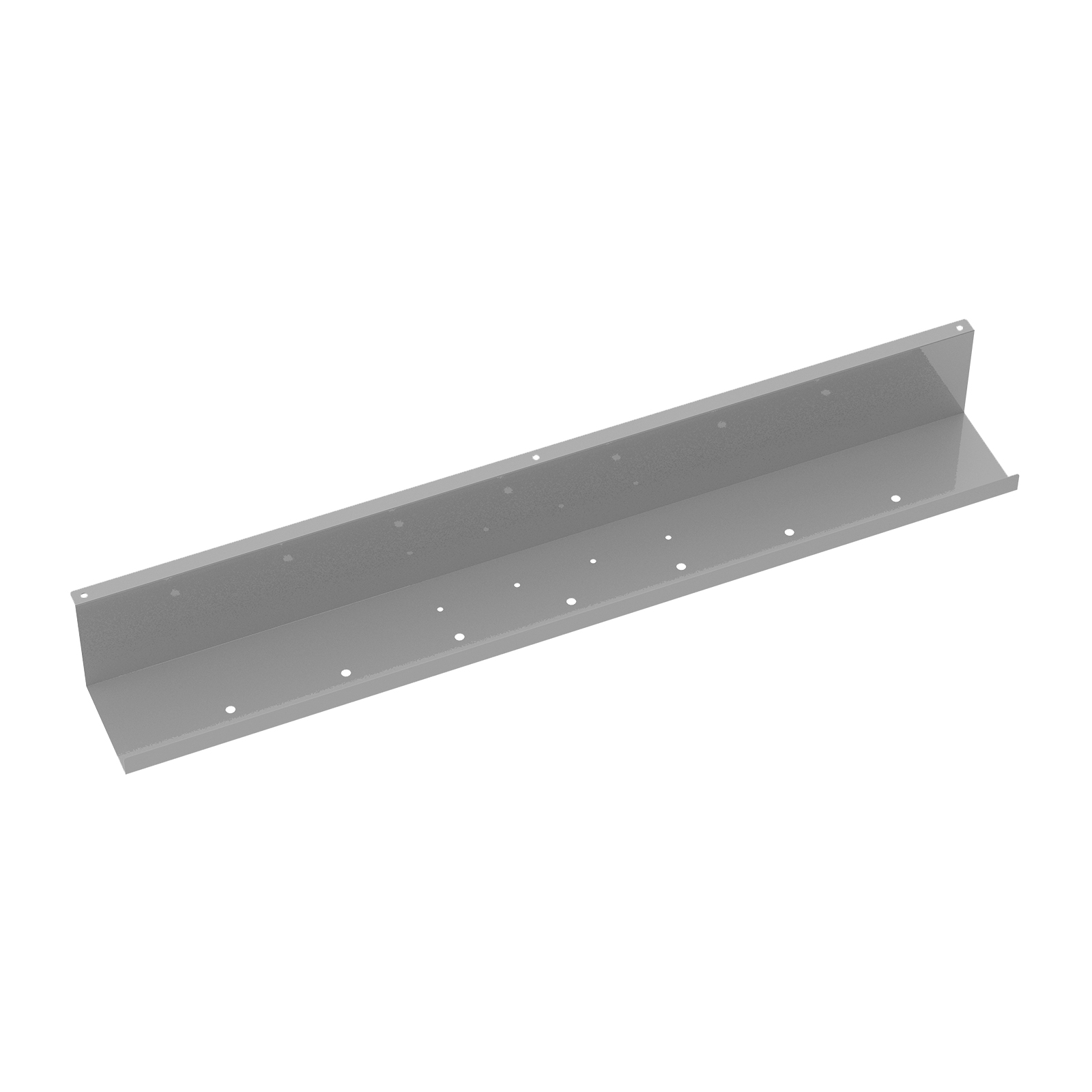 Elev8+upper+cable+channel+800mm+wide+for+single+desks+-+silver