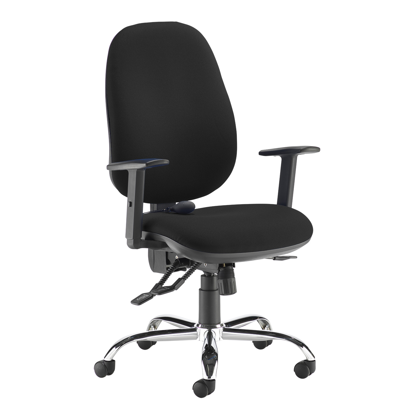 Jota+Ergo+24hr+ergonomic+asynchro+task+chair+-+black