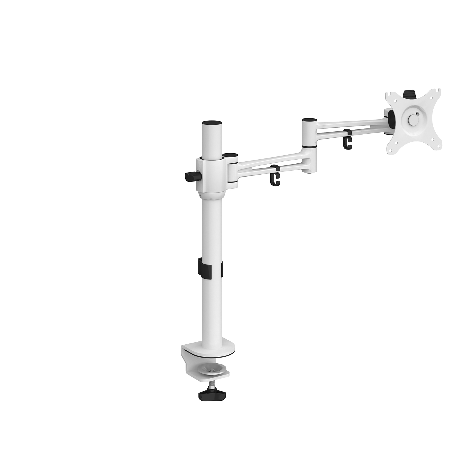 Luna+single+flat+screen+monitor+arm+-+white