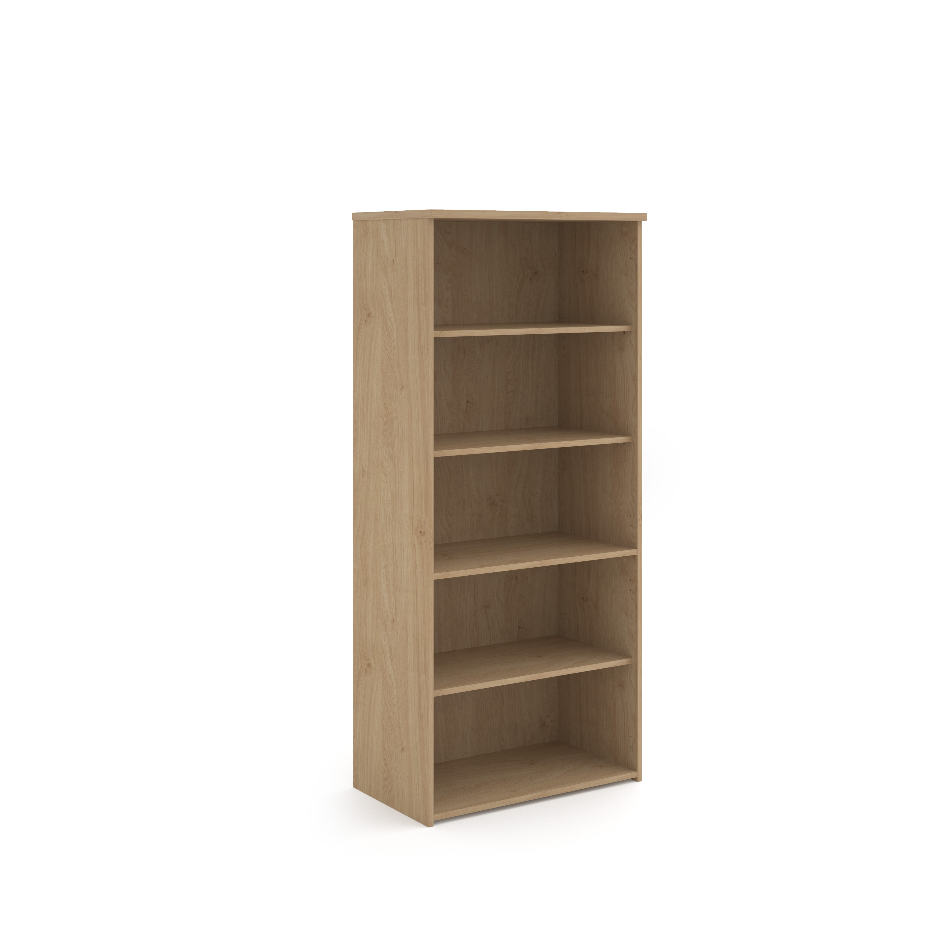Universal+bookcase+1790mm+high+with+4+shelves+-+Kendal+Oak