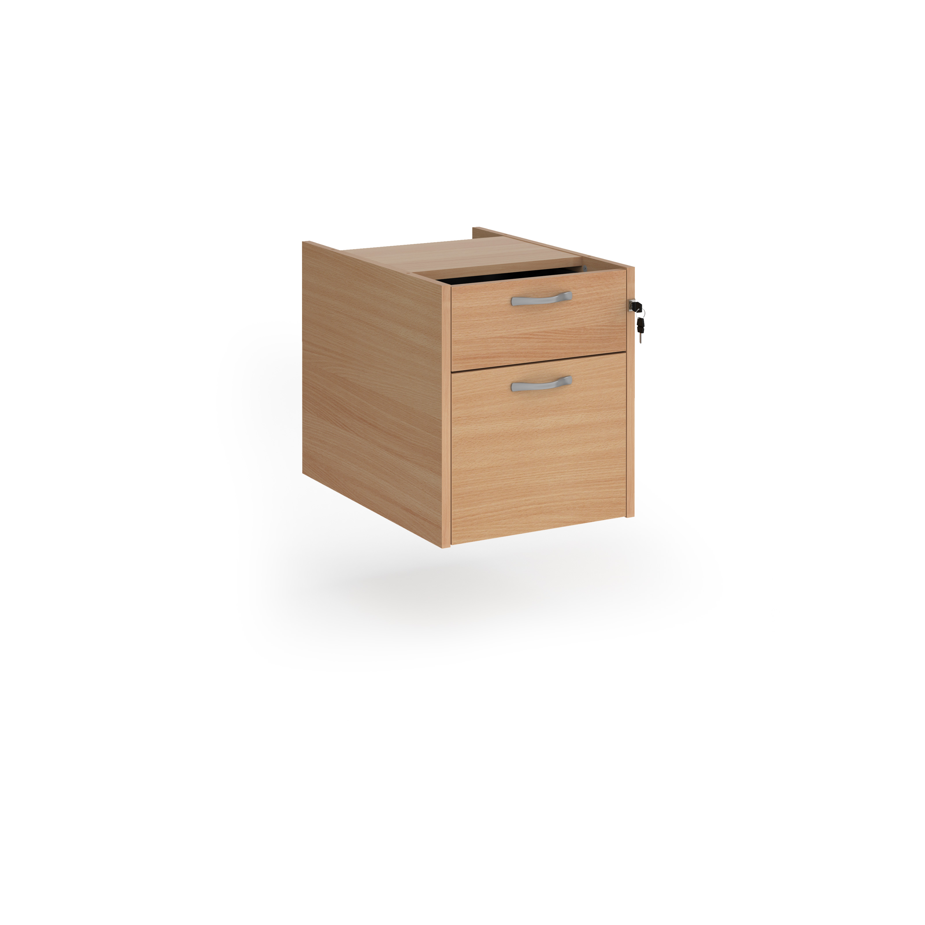 Maestro+25+2+drawer+fixed+pedestal+-+Beech