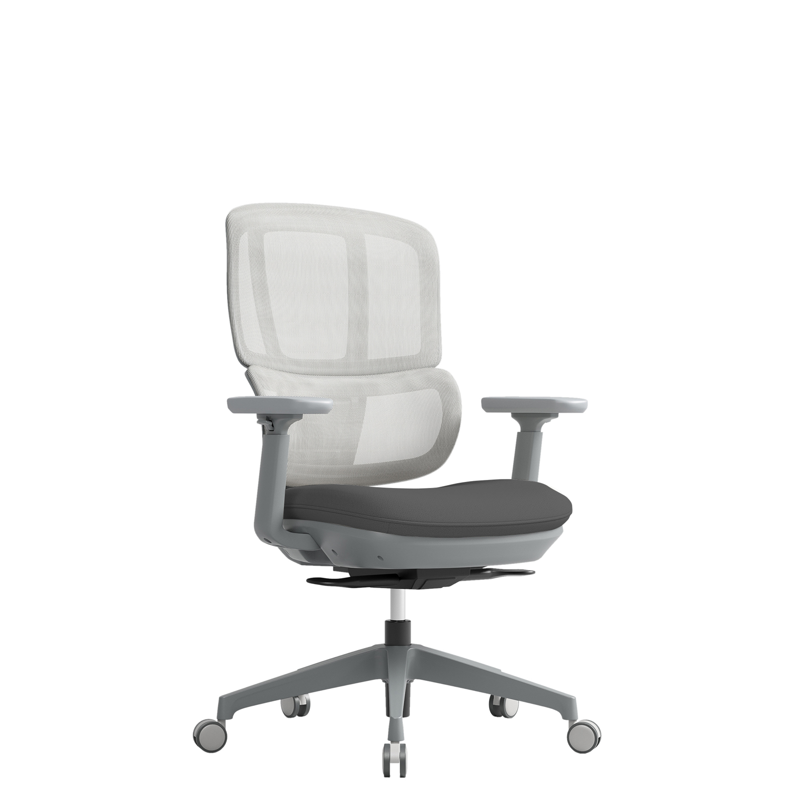 Shelby+grey+mesh+back+operator+chair+with+grey+fabric+seat
