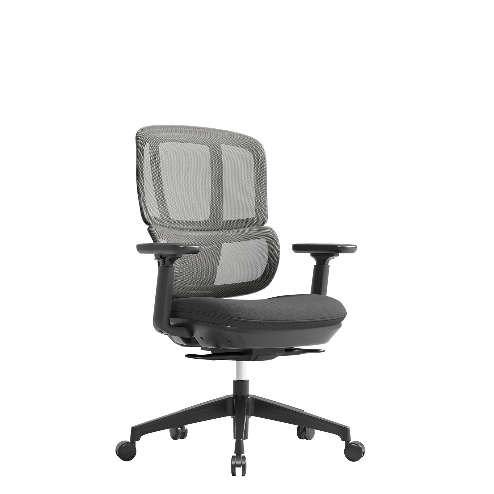 Shelby+black+mesh+back+operator+chair+with+black+fabric+seat