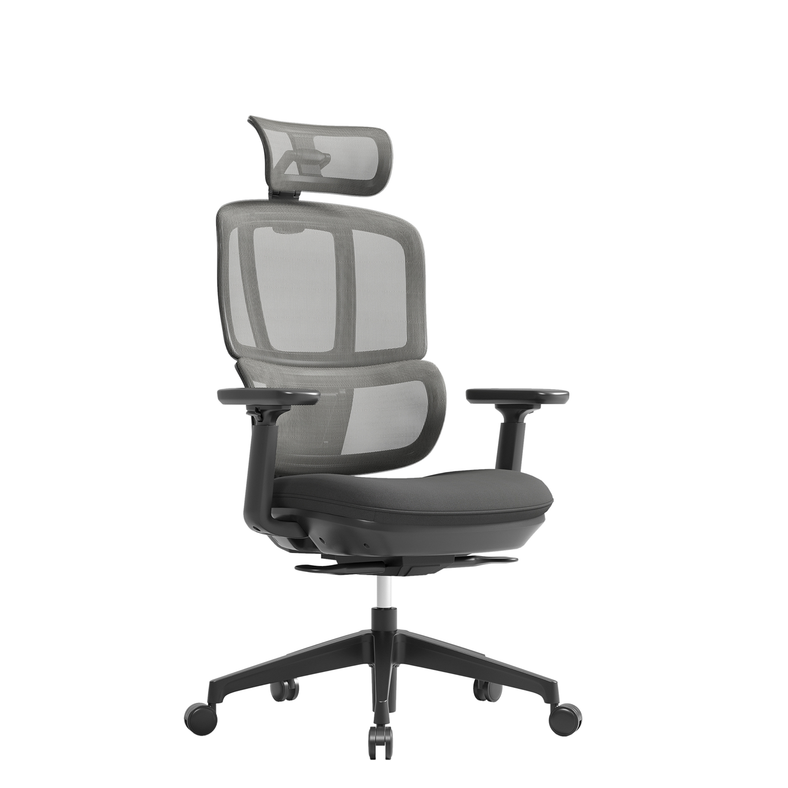Shelby+black+mesh+back+operator+chair+with+headrest+and+black+fabric+seat
