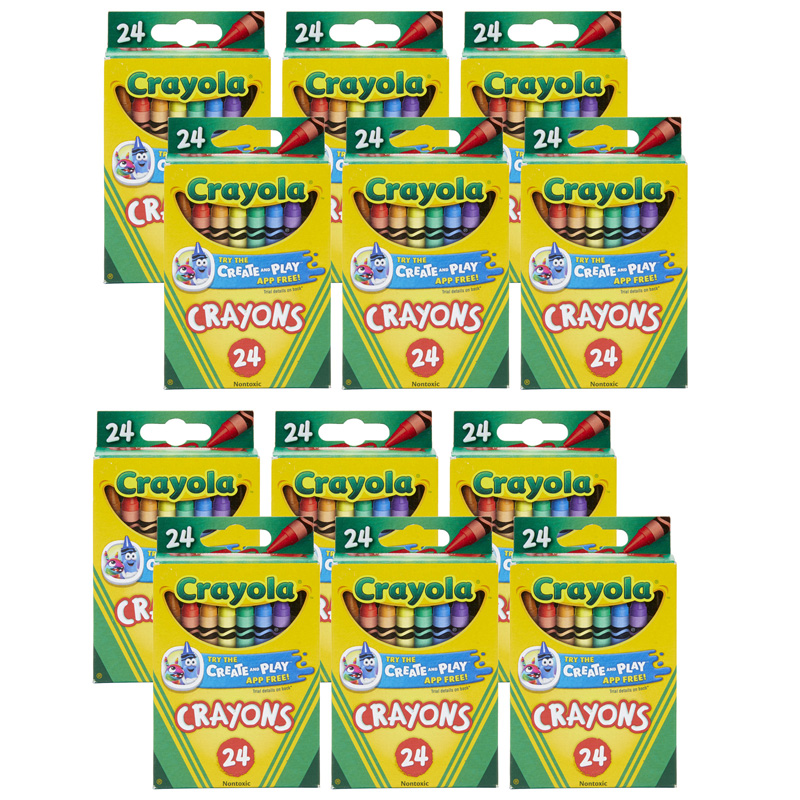 Crayola%26reg%3B+Crayons%2C+Regular+Size%2C+24+Colors+Per+Box%2C+12+Boxes