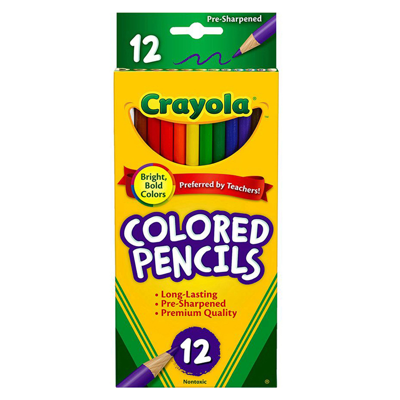 %286+Bx%29+Crayola+Colored+Pencils+12Ct+Per+Bx+Asst