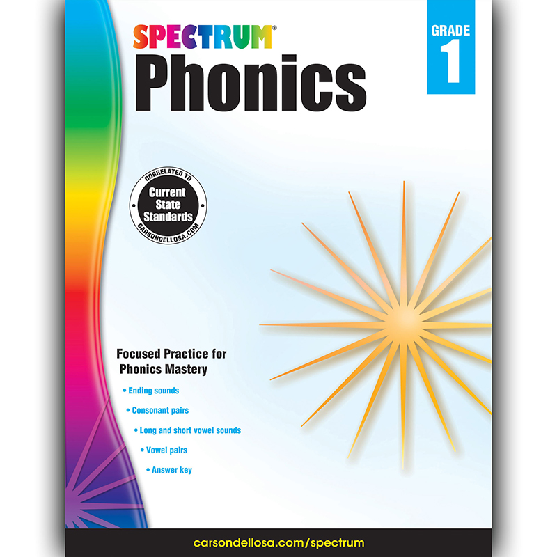 Phonics+Workbook%2C+Grade+1%2C+Paperback