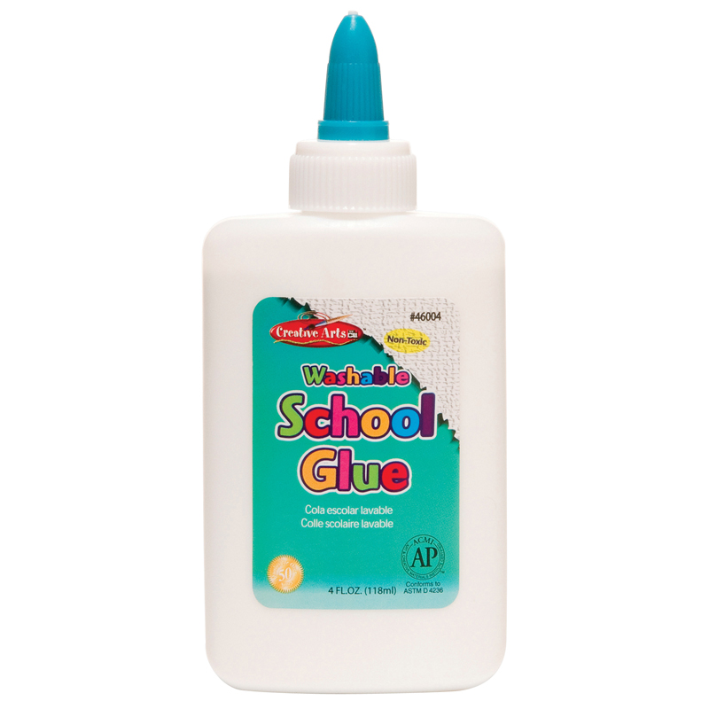 Creative+Arts%E2%84%A2+All-Purpose+School+Glue%2C+AP+Certified%2C+4+oz.+Bottle%2C+White
