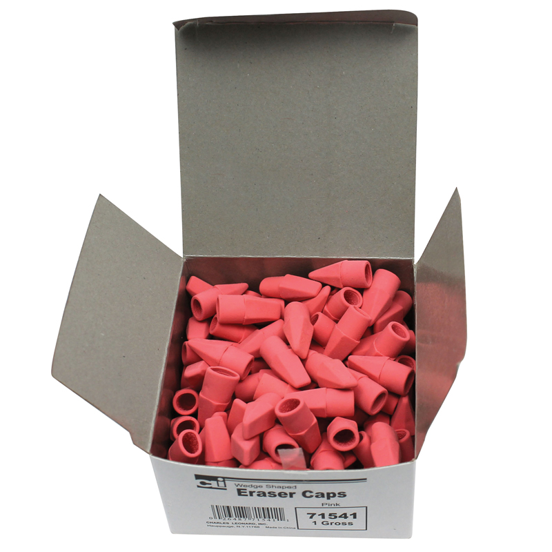 Pencil+Eraser+Caps%2C+Pink%2C+Box+of+144