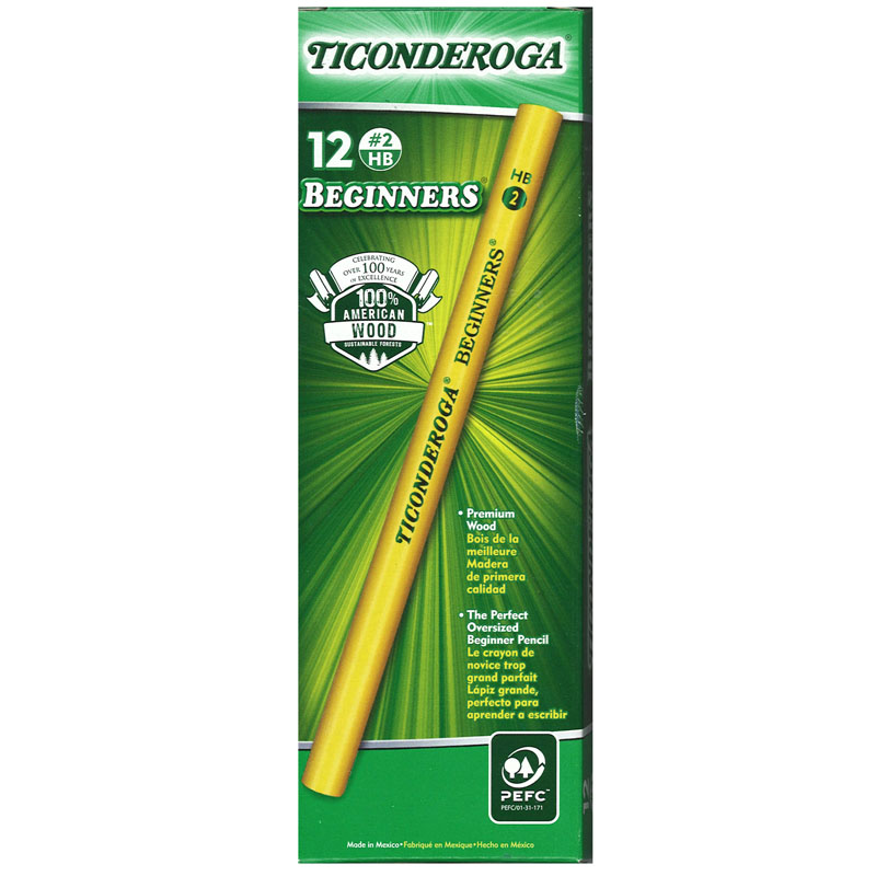 Beginners%C2%AE+Pencils+without+Eraser%2C+Pack+of+12