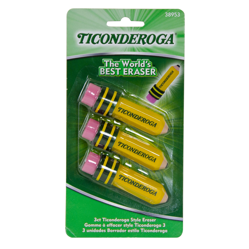 Erasers%2C+Pencil+Shaped%2C+Yellow%2C+3+Count