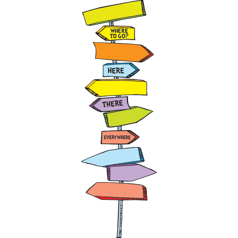 Dr.+Seuss%E2%84%A2+Blank+Directional+Signs+Mini+Bulletin+Board+Set