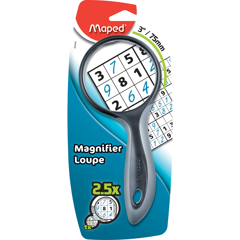 Ergologic+Large+2.5X+Magnifying+Glass%2C+3%22%2C+Assorted+Colors