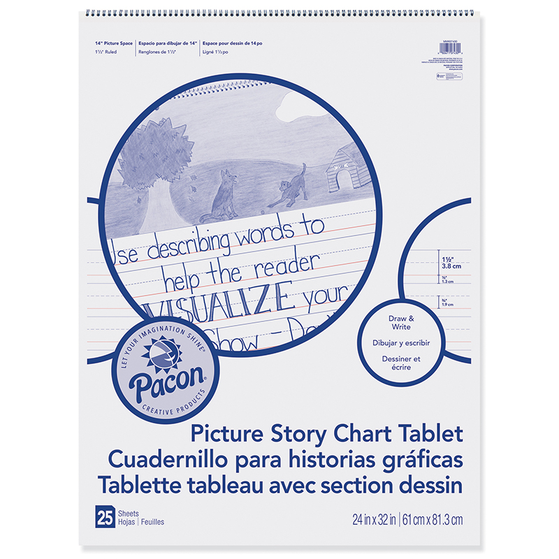 Picture+Story+Chart+Tablet%2C+White%2C+Ruled+Short%2C+1-1%2F2%26quot%3B+Ruled%2C+24%26quot%3B+x+32%26quot%3B%2C+25+Sheets