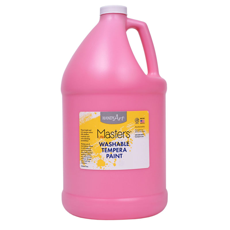 Washable+Tempera+Paint+Gallon+Pink+Little+Masters