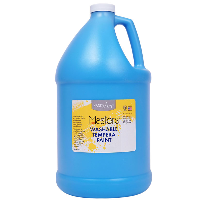 Wshble+Tempera+Paint+Gallon+Lt+Blue+Little+Masters