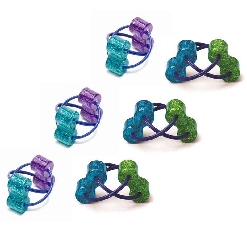 Loopeez%2C+Sensory+Ring+Fidget+Toy%2C+Pack+of+6