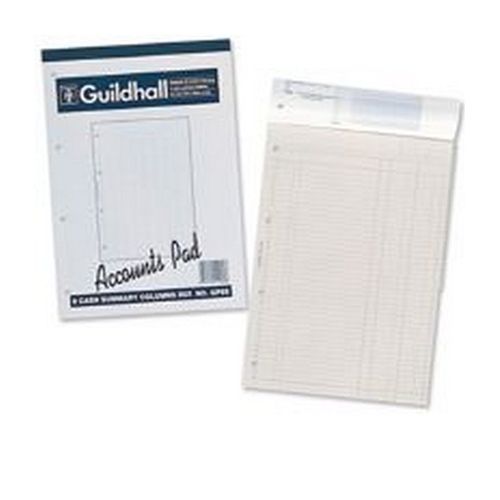 Guildhall+Account+Pad+6+Cash+Column+A4
