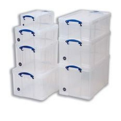 Really+Useful+Storage+Box+Plastic+Lightweight+Robust+Stackable+18+Litre+290x465x270mm+Clear
