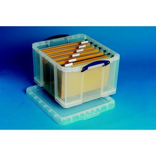 Really+Useful+Storage+Box+Plastic+Lightweight+Robust+Stackable+42+Litre+440x520x310mm+Clear