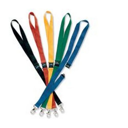Durable+Textile+Necklace+20mm+With+Clip+Green+Pack+10
