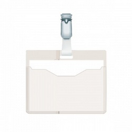 Durable+Visitor+Badge+Without+Clip+60x90mm+Clear+Pack+50