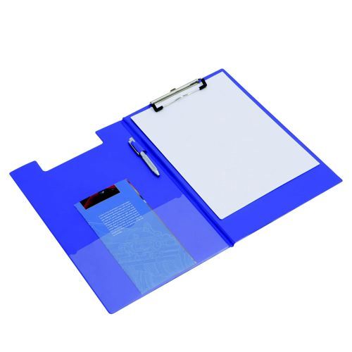 Rapesco+Foldover+Clipboard+Foolscap+A4+Blue
