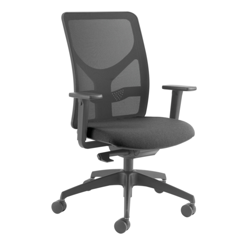 Arista+Push+Mech+Mesh+Task+Chair+Black+KF74644