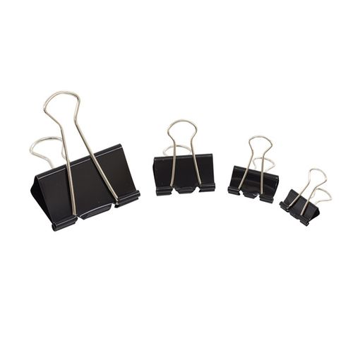 Initiative+Foldback+Clips+32mm+Black+Pack+10