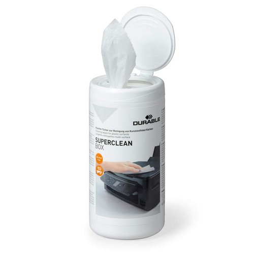 Durable+Superclean+100+Wipes+White