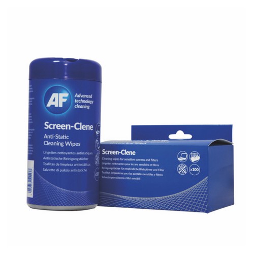 AF+ScreenClene+Wipes+Tub+Pack+100