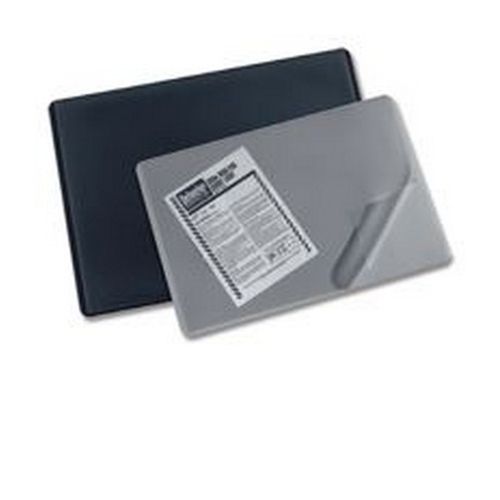 Durable+Black+Desk+Mat+With+Transparent+Overlay+520x650mm+7203%2F01
