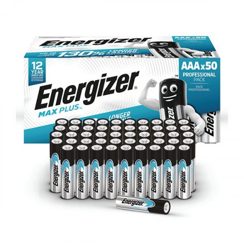 Energizer+Max+Plus+AAA+Alkaline+Batteries+%28Pack+of+50%29+E303865600