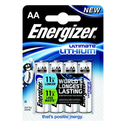 Energizer+Ultimate+Lithium+AA4+Pack+4