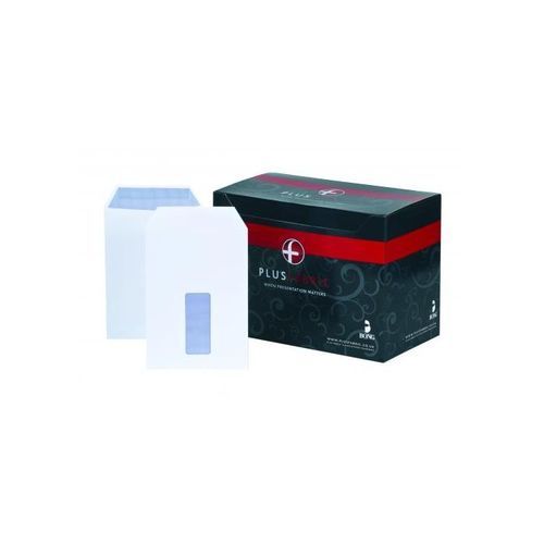 Plus+Fabric+C5+Window+Envelopes+Self+Seal+110gsm+White+%28Pack+of+500%29+C26870
