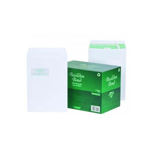 Basildon+Bond+Envelope+C4+Window+White+120gsm++Pack+250