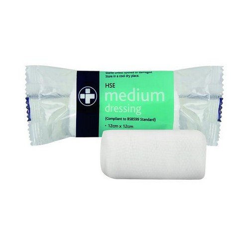 Reliance+Medical+HSE+Sterile+Dressing+120+x+120mm+Medium+%28Pack+of+10%29+316