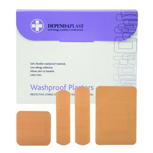 Reliance+Medical+Dependaplast+Washproof+Plasters+%28Pack+of+100%29+536