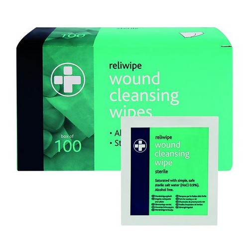 Reliance+Medical+Reliwipe+Wound+Cleansing+Wipes+%28Pack+of+100%29+745