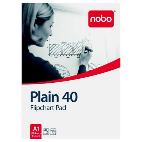 Nobo+Flipchart+Pad+A1+Plain