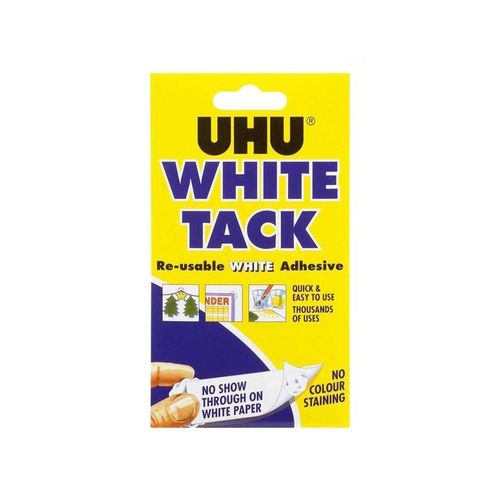 UHU+White+Tack+Mastic+Adhesive+NonStaining+Handy+Pack