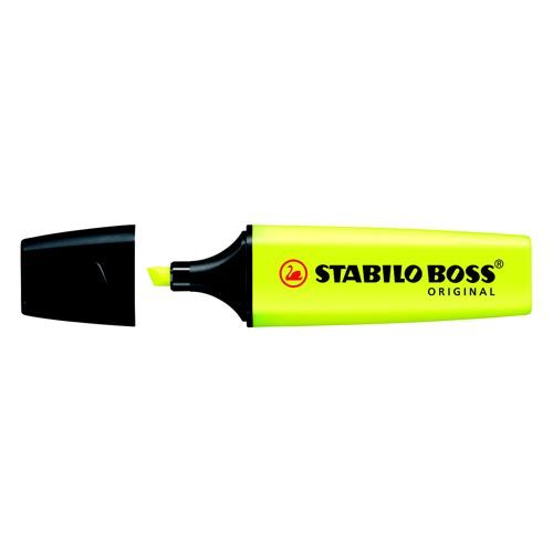 Stabilo+Boss+Highlighters+Chisel+Tip+25mm+Line+Yellow