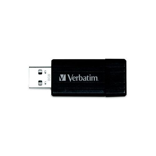 Verbatim+PinStripe+USB+Drive+8gb+Black