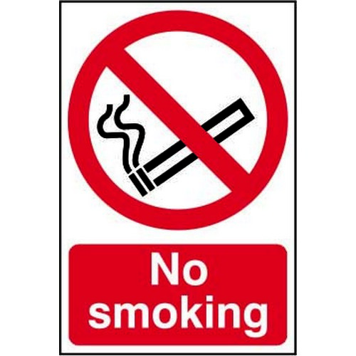 Self+adhesive+semirigid+PVC+No+Smoking+Sign+%28200+x+300mm%29.+Easy+to+fix++simply+peel+off+the+backing