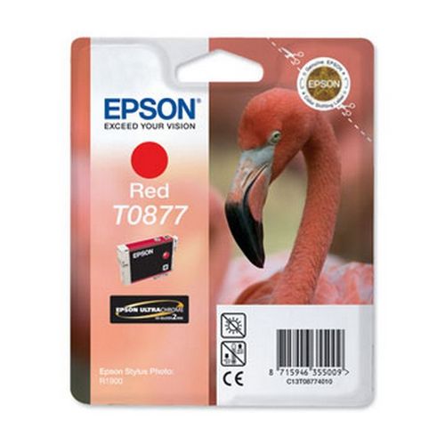 Epson+T087740+11ml+Red+Ink
