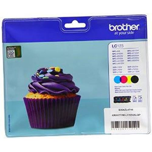 Brother+LC123+Value+Pack+Ink+Cartridges+Black%2FCyan%2FMagenta%2FYellow