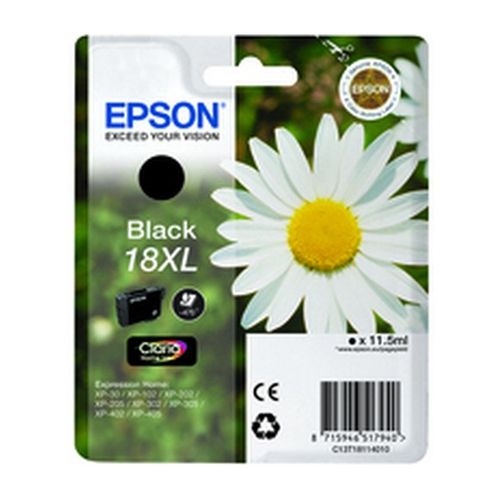 Epson+No+18XL+Daisy+Black+Ink+Cartridge+C13T181140